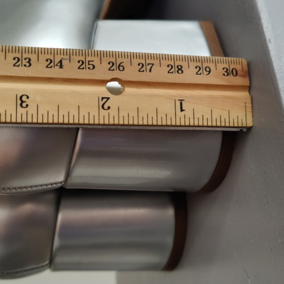 Copper Key Tinsel Patent Mary Jane Pumps in silver - Picture 8 of 12